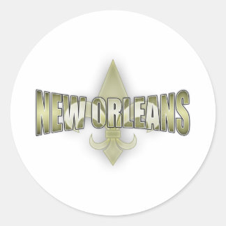 Sticker Rond Nouvelle-Orléans