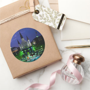 Sticker Rond Nouvelle-Orléans, Louisiane