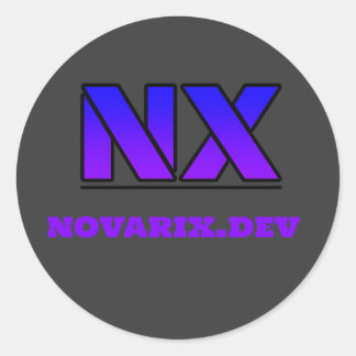 Sticker Rond novarix