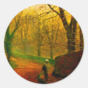 Sticker Rond Novembre après-midi Stapleton Park Grimshaw