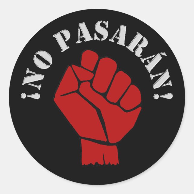 STICKER ROND NP PASARAN (Devant)