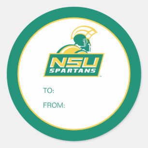 Sticker Rond NSU Spartans Graduate
