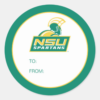 Sticker Rond NSU Spartans Graduate