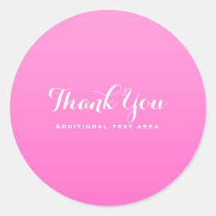 Sticker Rond Nuance de rose minimalisme simple moderne personna