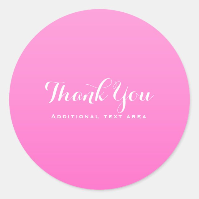Sticker Rond Nuance de rose minimalisme simple moderne personna (Devant)