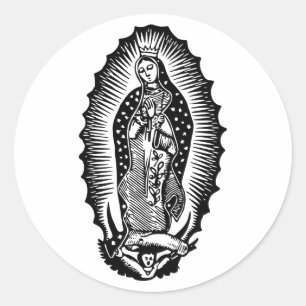Sticker Rond Nuestra Señora de Guadalupe