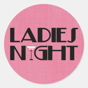 Sticker Rond Nuit de dames