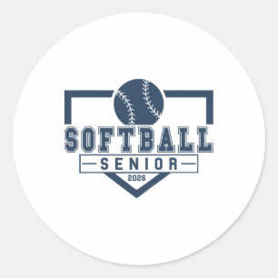 Sticker Rond Nuit des seniors Softll Softll Senior 2026 Diplômé