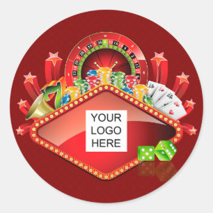 Sticker Rond Nuit du Club Casino