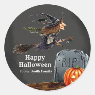 Sticker Rond Nuit Spooktaculaire