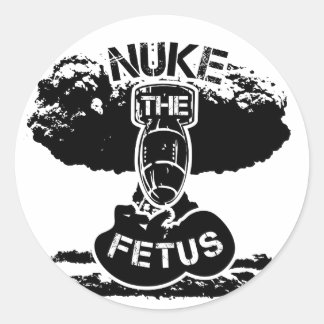 Sticker Rond Nuke Le Foetus