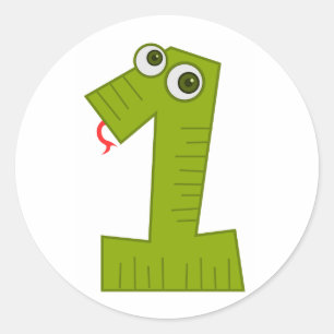 Sticker Rond Numéro 1