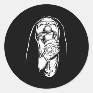 Sticker Rond Nune étouffée