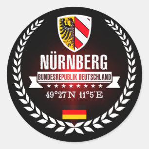 Sticker Rond Nuremberg