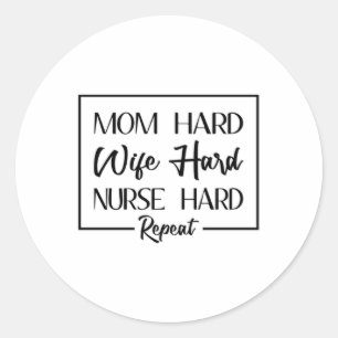 Sticker Rond Nurse Docteur Hospital Nursing Medicine Venin Idea