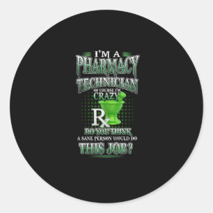 Sticker Rond Nurse   I'm A