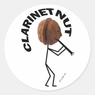 Sticker Rond Nut Clarinet