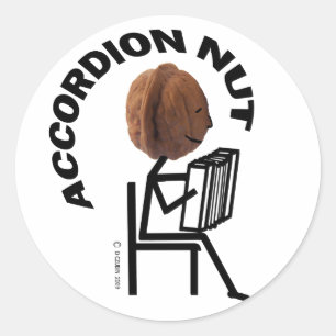 Sticker Rond Nut d'accordion