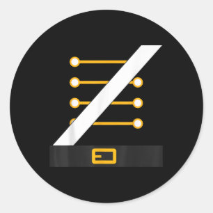 Sticker Rond Nutcracker Costume Matching Toy Soldier Ha