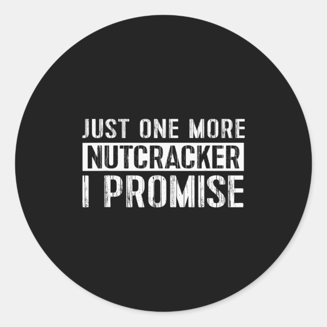 Sticker Rond Nutcracker Gift Nutcracker Christmas Holiday  (Devant)