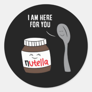 Sticker Rond Nutella'S Pner