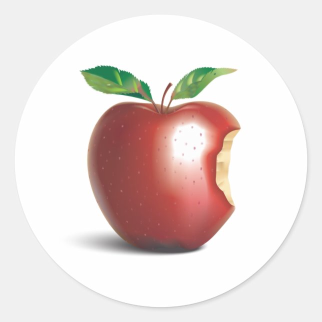 Sticker Rond NYC New York City Apple (Devant)