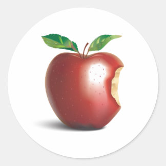 Sticker Rond NYC New York City Apple