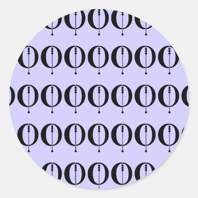 STICKER ROND O (Devant)