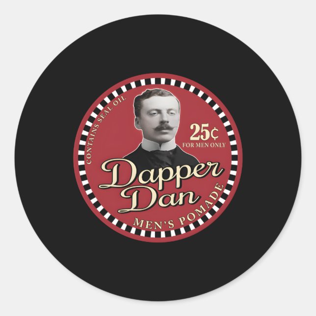 Sticker Rond O Brother Dapper Dan Movie (Devant)