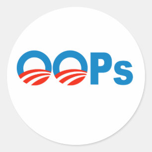 Sticker Rond Obama