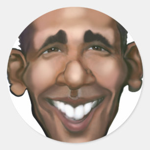 Sticker Rond Obama