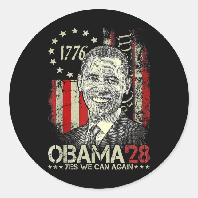 Sticker Rond Obama 2028 _2 (Devant)