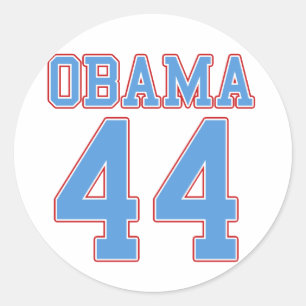Sticker Rond Obama - 44