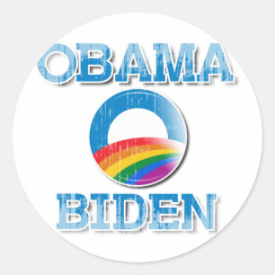 STICKER ROND OBAMA PRIDE