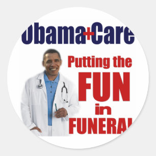 Sticker Rond ObamaCare