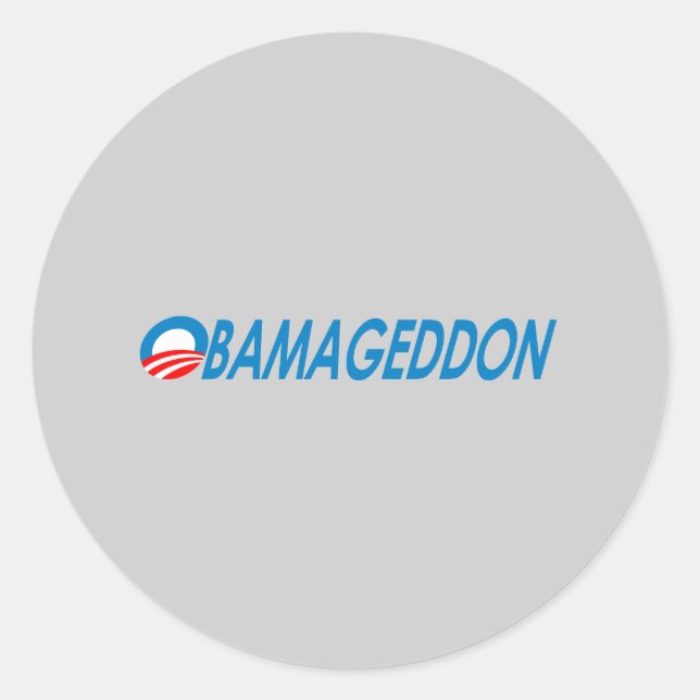 Sticker Rond Obamageddon (Devant)