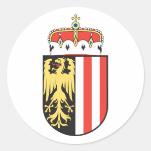 Sticker Rond Oberoesterreich, Autriche