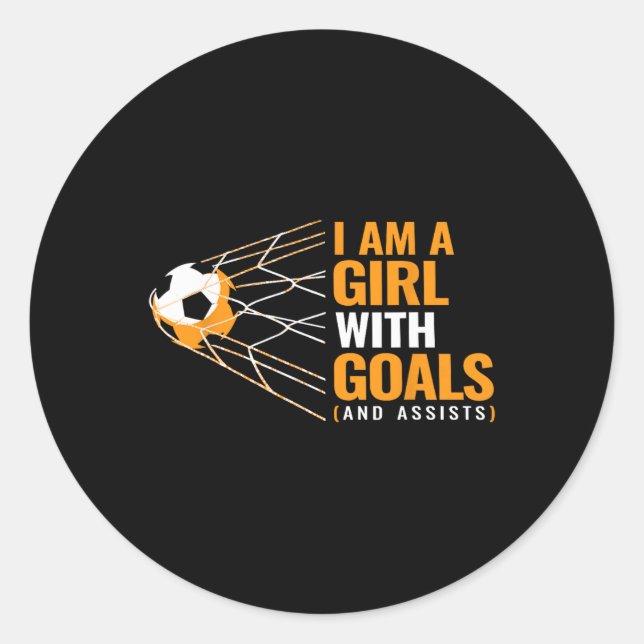 Sticker Rond Objectifs motivationnels pour femmes Cool Je suis  (Devant)