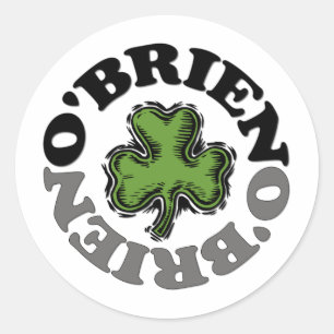 Sticker Rond O'Brien