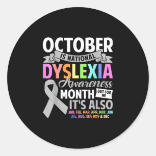 Sticker Rond Octobre est le mois national de sensibilisation à