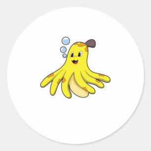 Sticker Rond Octopus