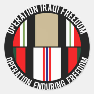STICKER ROND OEF - OIF