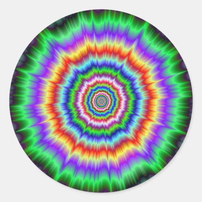 Sticker rond Oeil Bogglant Explosion (Devant)