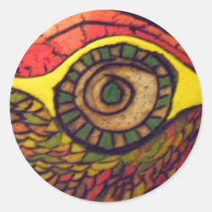 Sticker Rond Oeil d'aigle