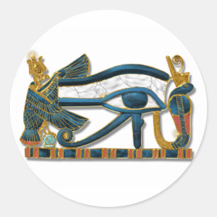 Sticker Rond Oeil de Horus Pectoral