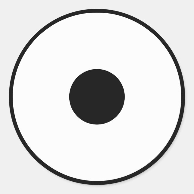 Sticker Rond Oeil de serpent (Devant)