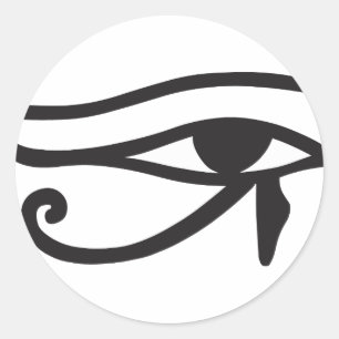 Sticker Rond Oeil de symbole d'Egyptien de Horus