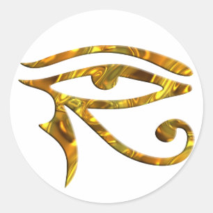 Sticker Rond OEil d'Horus - OR
