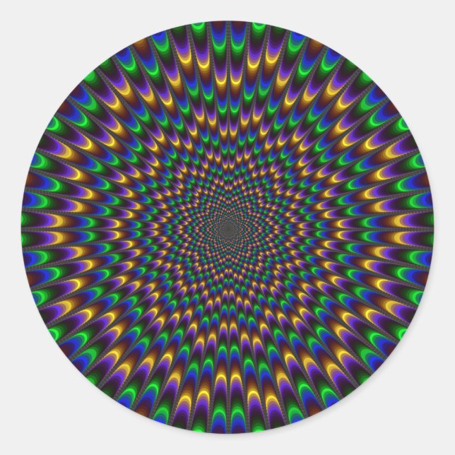 Sticker Rond Oeil foncé (Devant)