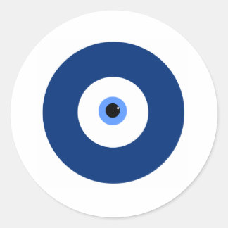 Sticker Rond Oeil malin